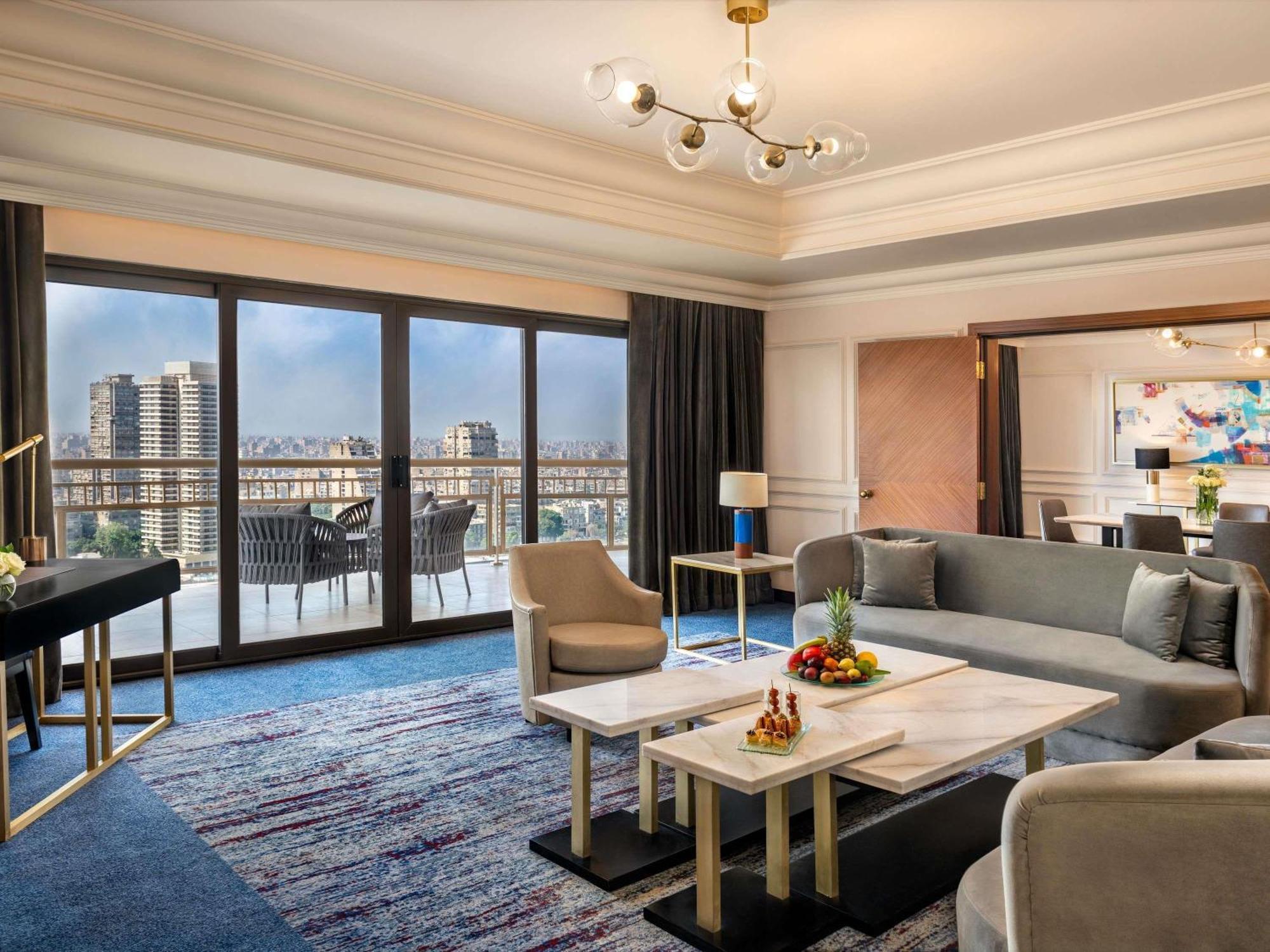 Suite Presidential con 1 Letto King Size, Vista sul Nilo e Accesso al Club Millesime